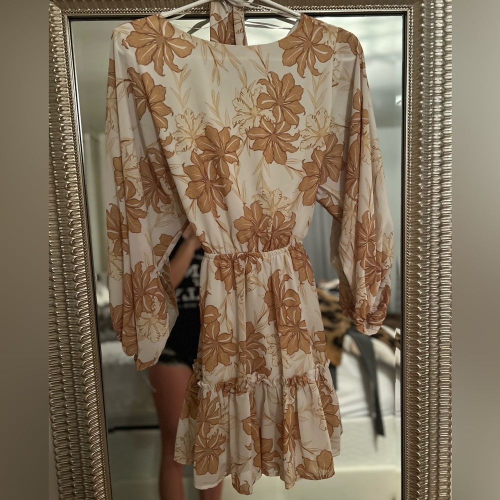 Floral spring dress